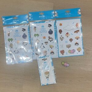 Jellycat Blue and White Sticker Set